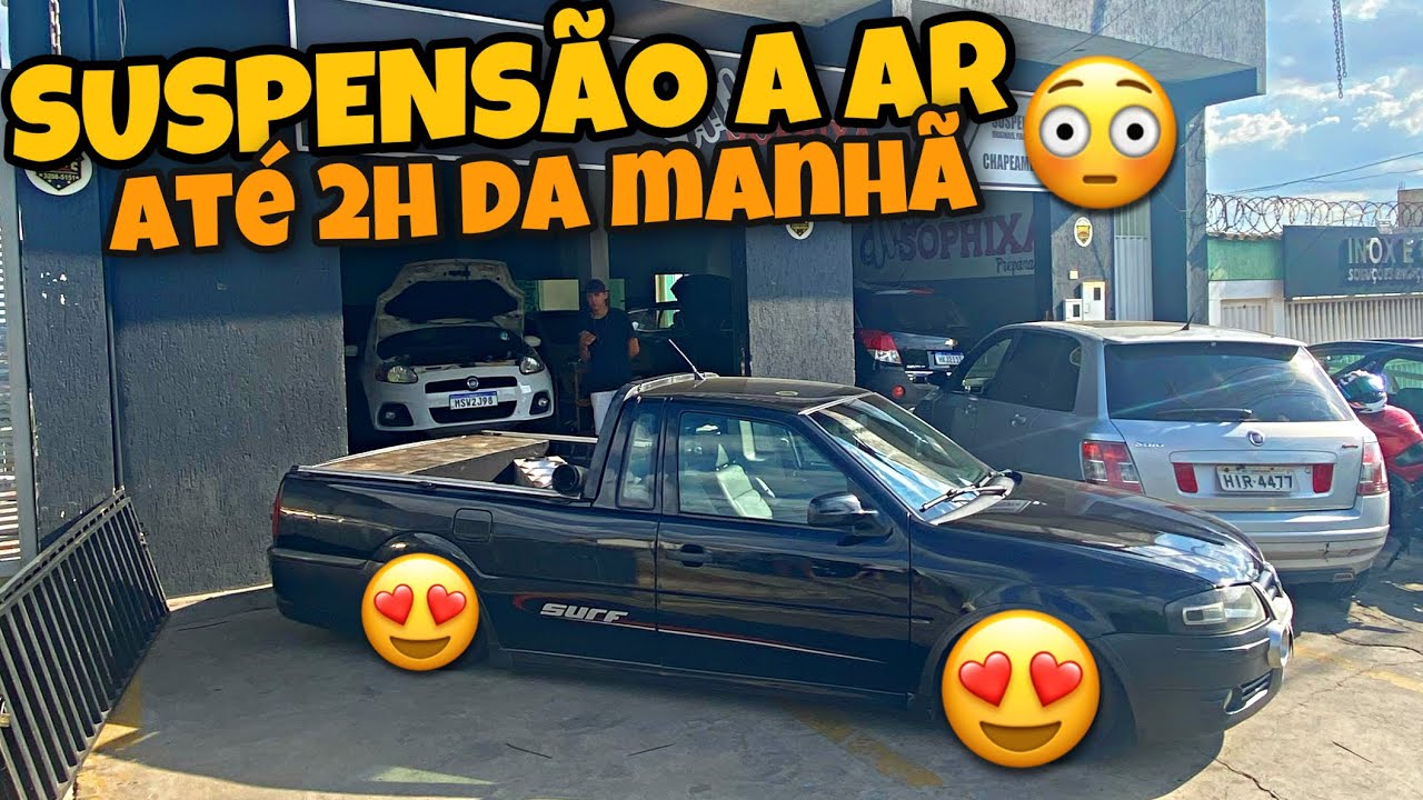 MONTAMOS SUSPENSÃO A AR NA SAVEIRO SURF
