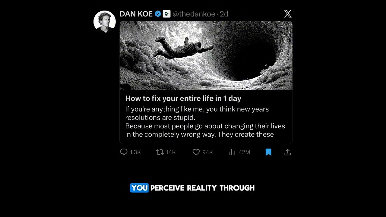 How to fix your entire life in 1 day