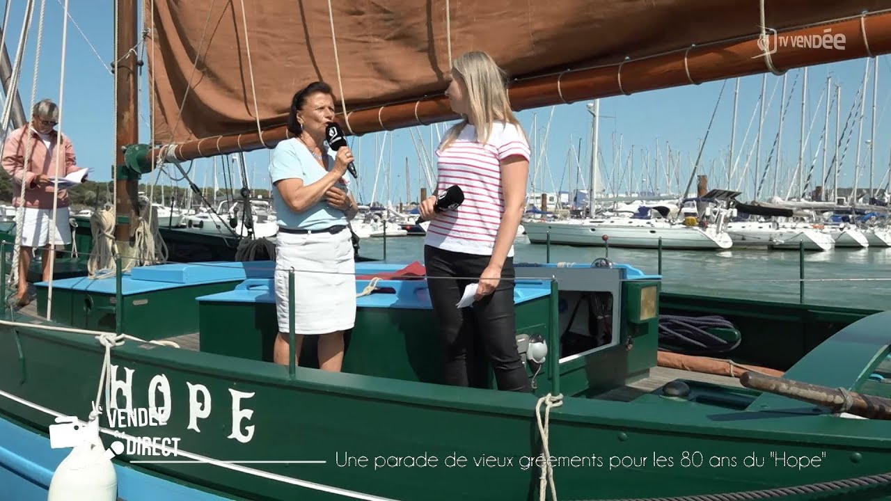 La Vendée en Direct : Une parade de vieux gréements pour les 80 ans du 