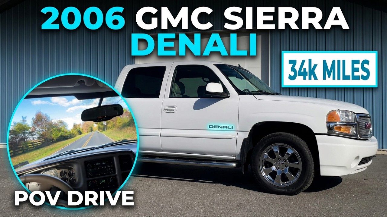 34k-mile 2006 GMC Sierra 1500 Denali Crew Cab | Drive and Walk Around