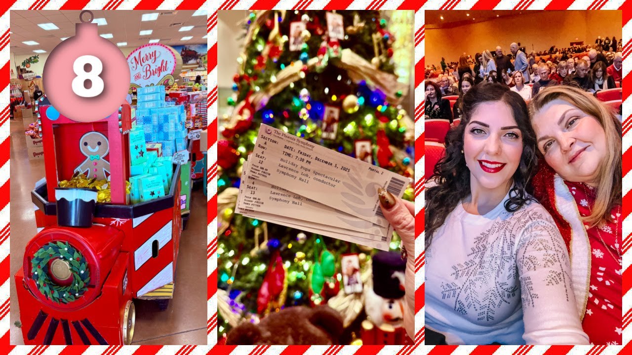 VLOGMAS 2025 ❄ День 8 | Билеты на концерт Phoenix Symphony и Trader Joe's Finds for the Holidays