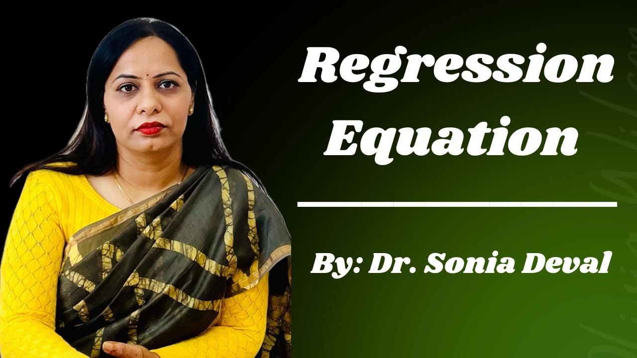 Regression Equations 