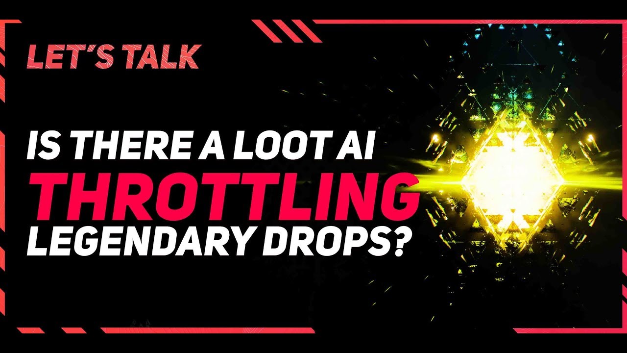 Anthem \\ Is There a LOOT AI Throttling the Legendary Drops?