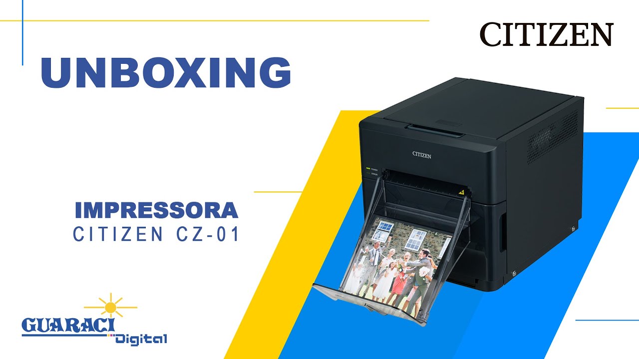 UNBOXING | Impressora Fotográfica Citizen CZ-01: Compacta, Eficiente e com Corte Automático!