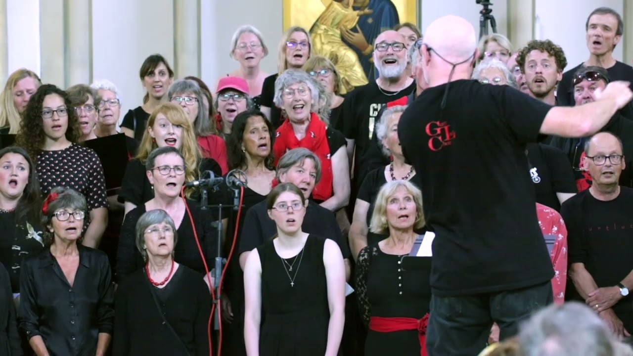 Bridge Over Troubled Water, (Paul Simon), Gurt Lush Choir, St James Priory, 6/7/25