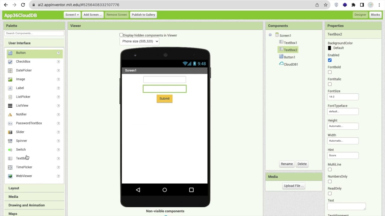 Как использовать CloudDB в MIT App Inventor | День 36 | Полный курс MIT App Inventor 2023