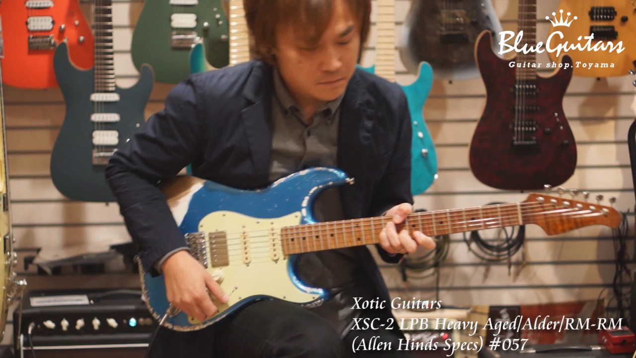 Blue Guitars - XSC-2 LPB Heavy Aged/Alder/RM-RM (Allen Hinds) #116 & #057