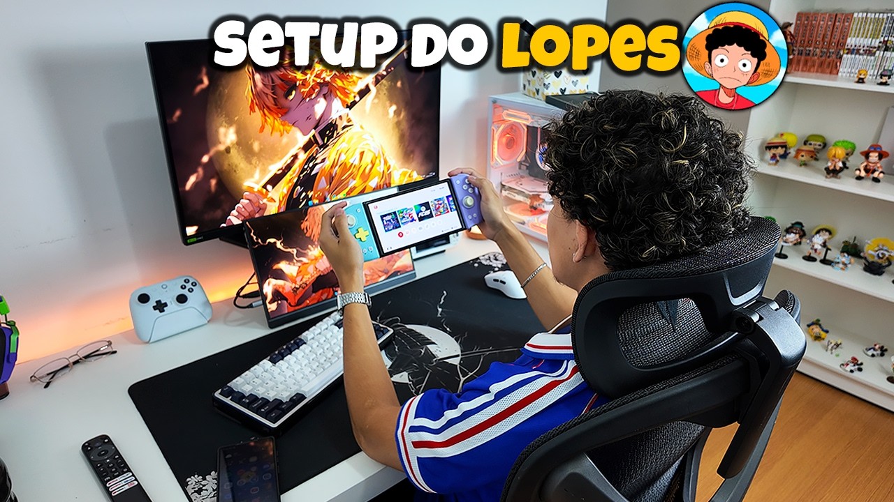 Tour pelo NOVO Setup Gamer do meu Amigo Youtuber! (200k+)
