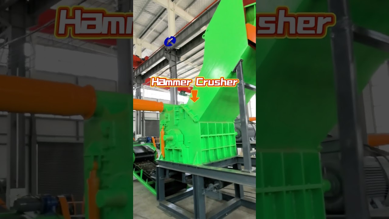 Recycling Milk Powder Cans ♻️| Hammer Crusher + Metal & Plastic Separation 
