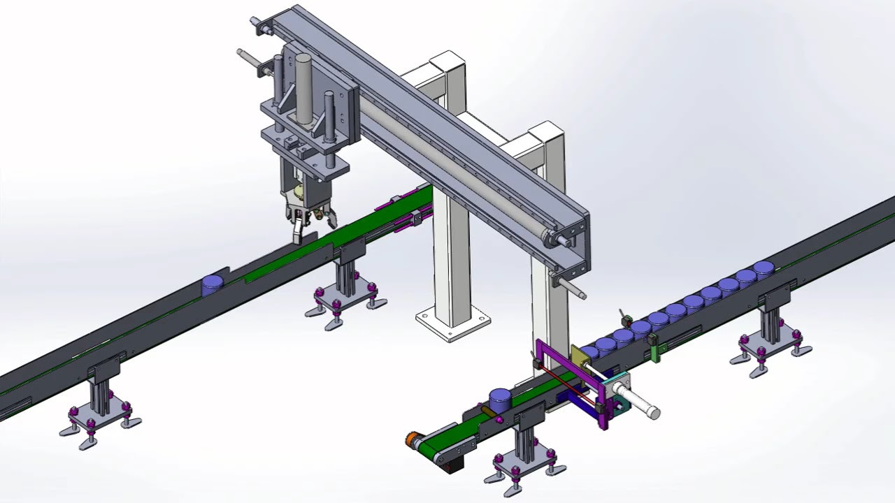 Solidworks Animation - Metal Cylinder Transfer