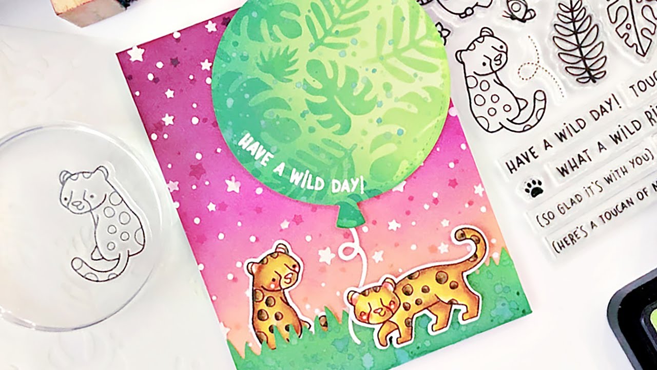 Ink blending with stencils
