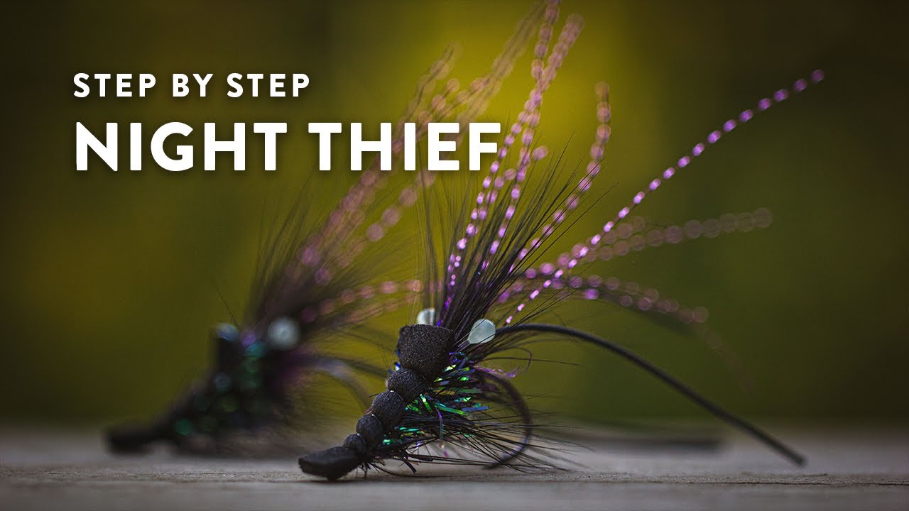 Tying the NIGHT THIEF - Seatrout Pattern for Summer Flyfishing