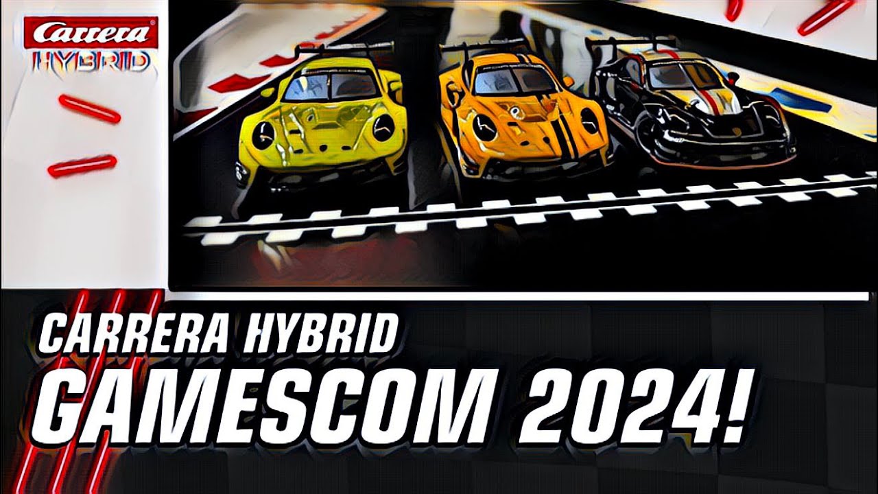 FIRST time testing Carrera Hybrid at Gamescom 2024 👾 | @Carrera