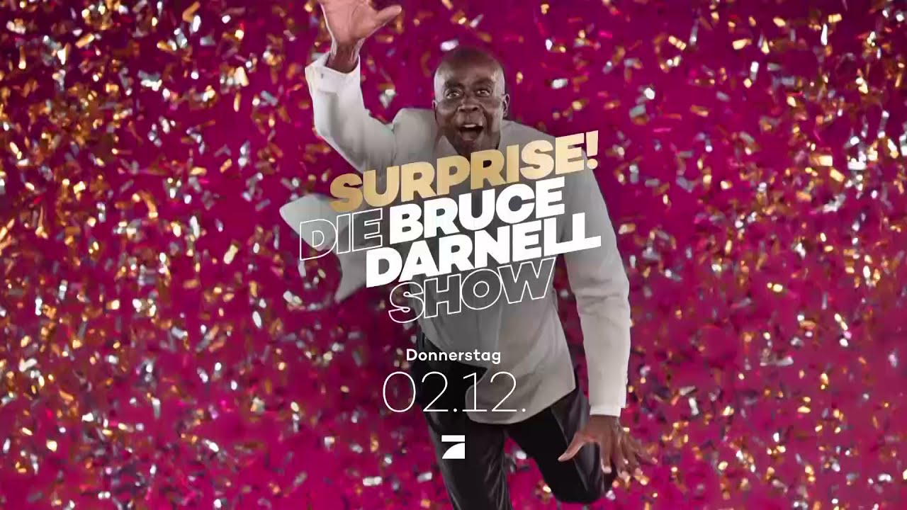 Surprise! Die Bruce Darnell Show Promo 3 f&uuml;r den 02.12.2021 (ProSieben)