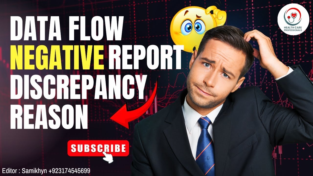 How To Clear Negative Dataflow Report & Discrepancy || Health Care Professionals #dataflowreports