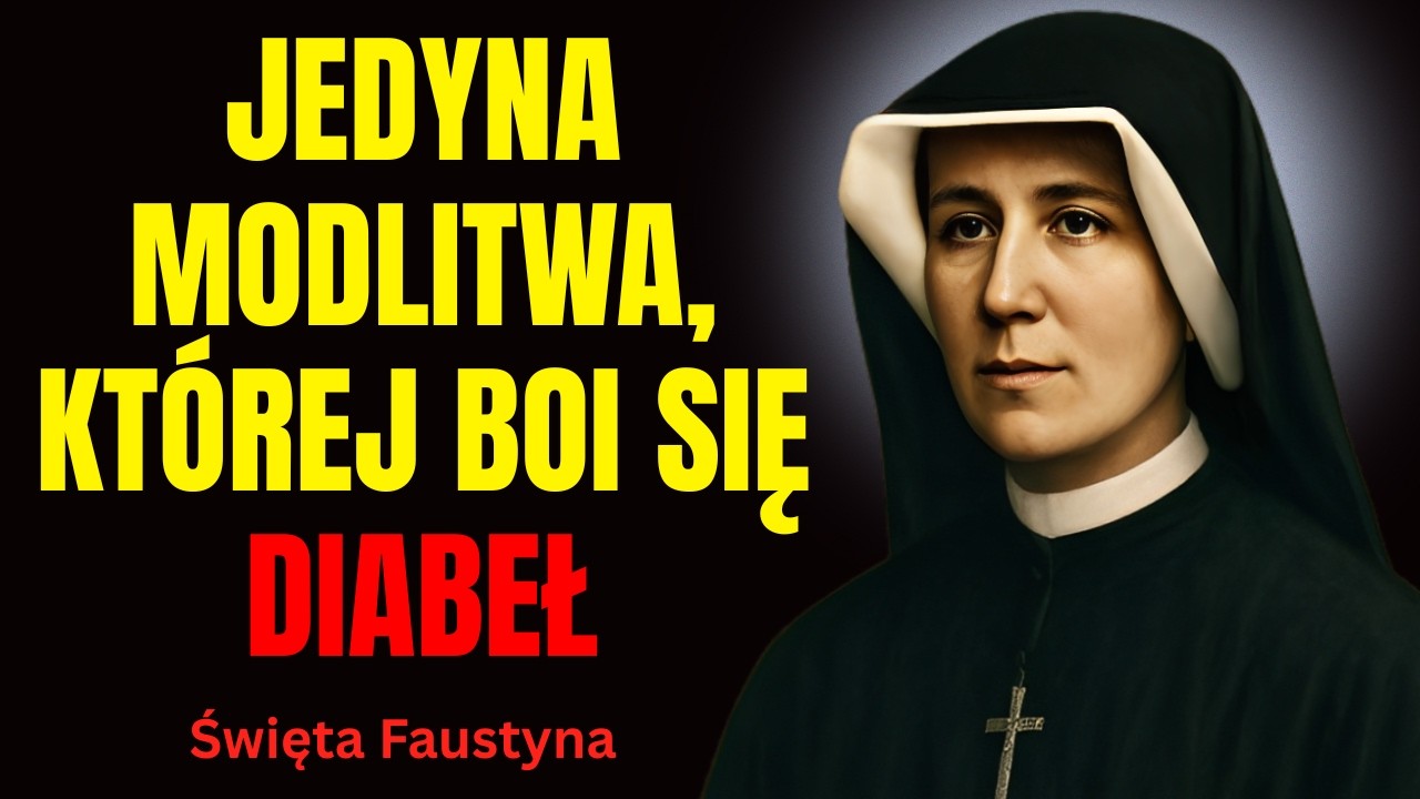Święta Faustyna wyjawiła: To jest jedyna modlitwa, której boi się diabeł.