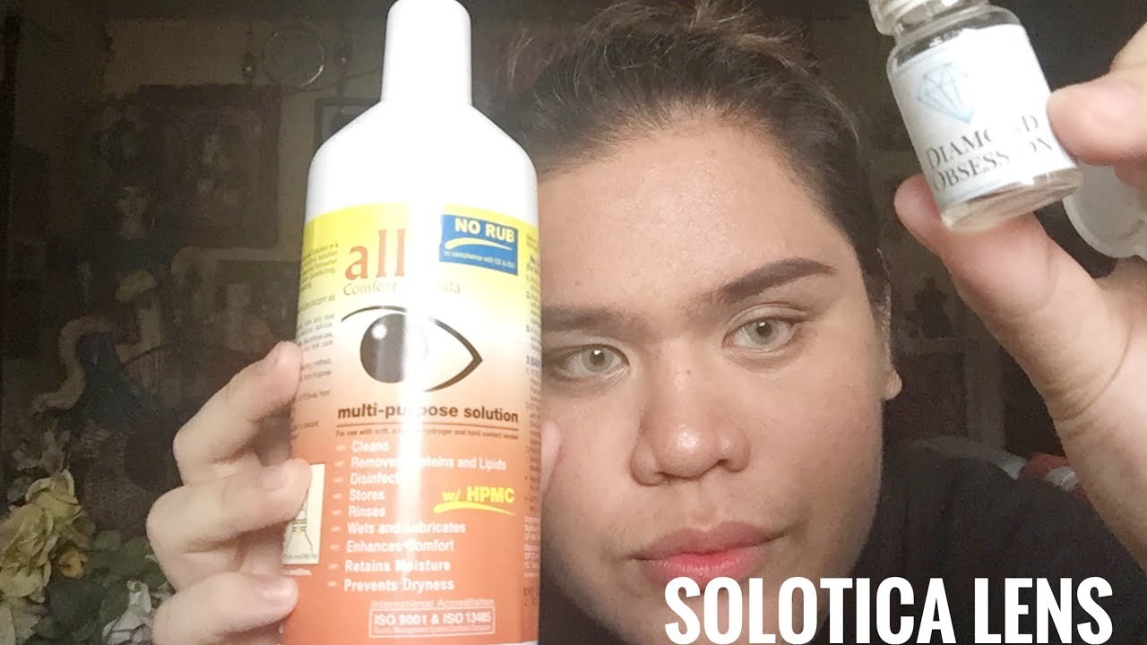 Dupe of Solotica & Hidrocor Contact Lens (Color Pop Gray) for Dark Eyes | How To Put Contact Lens