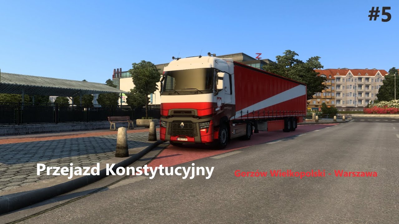 Przejazd Konstytucyjny Gorzów Wielkopolski - Warszawa  (ProMods 2.55 ETS 2 V1.40)