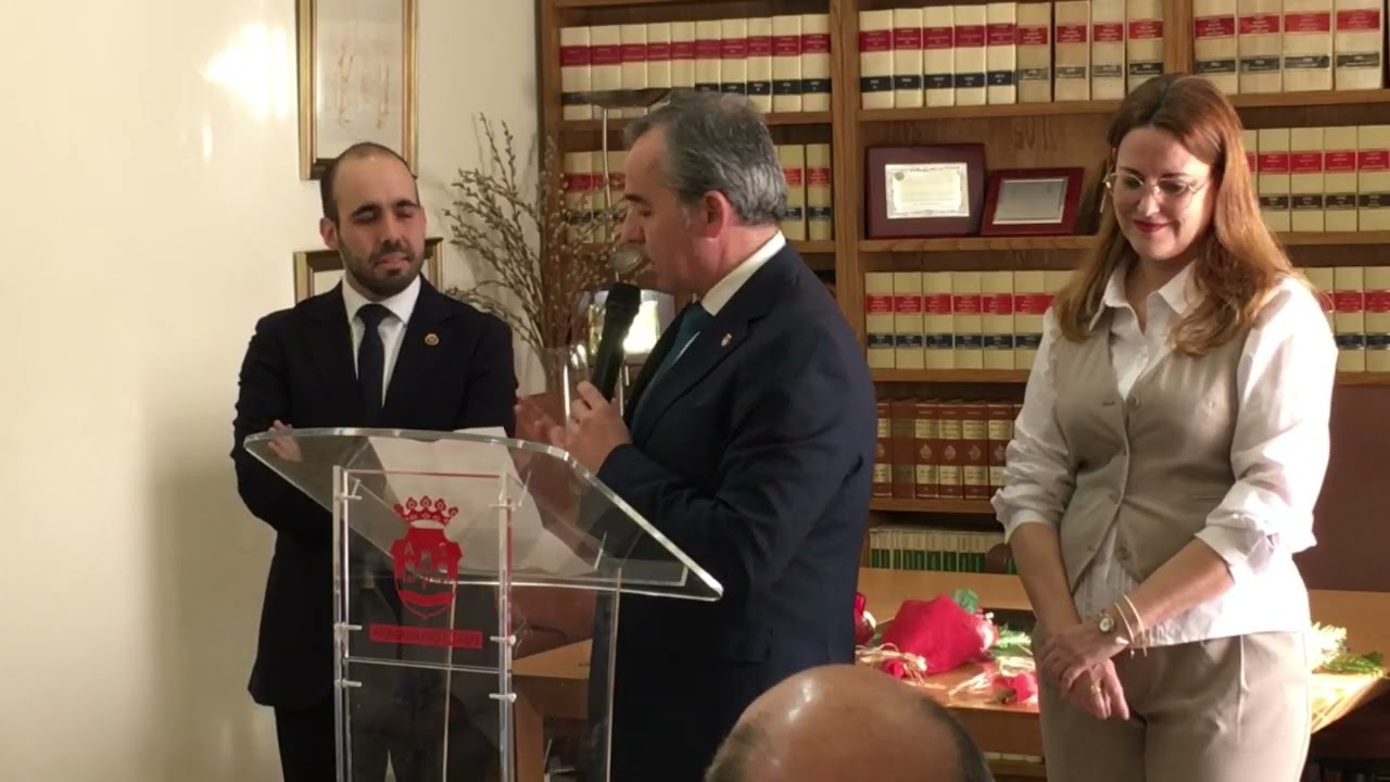Presentación de cargos de Semana Santa al alcalde y corporación 2026 #Aspe