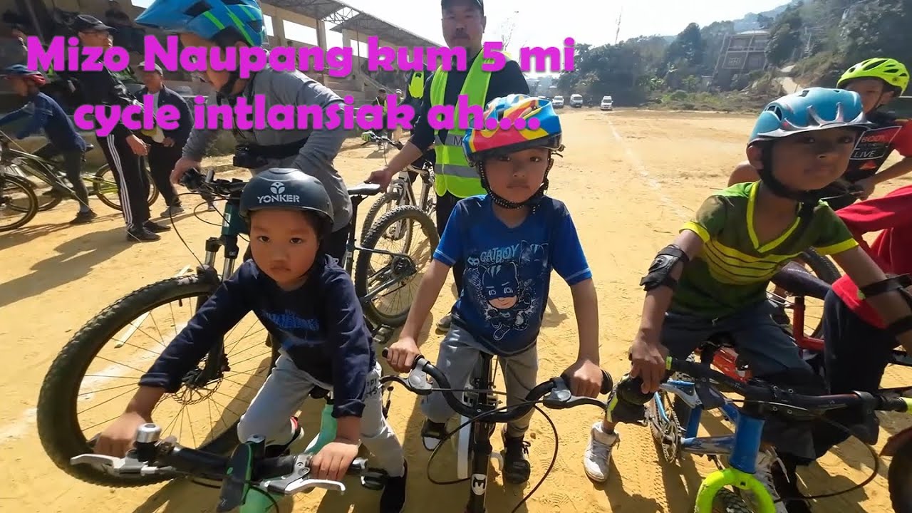 Mizo Naupang kum 5 mi cycle intlansiak ah a tel..[] MICA age group cycle race