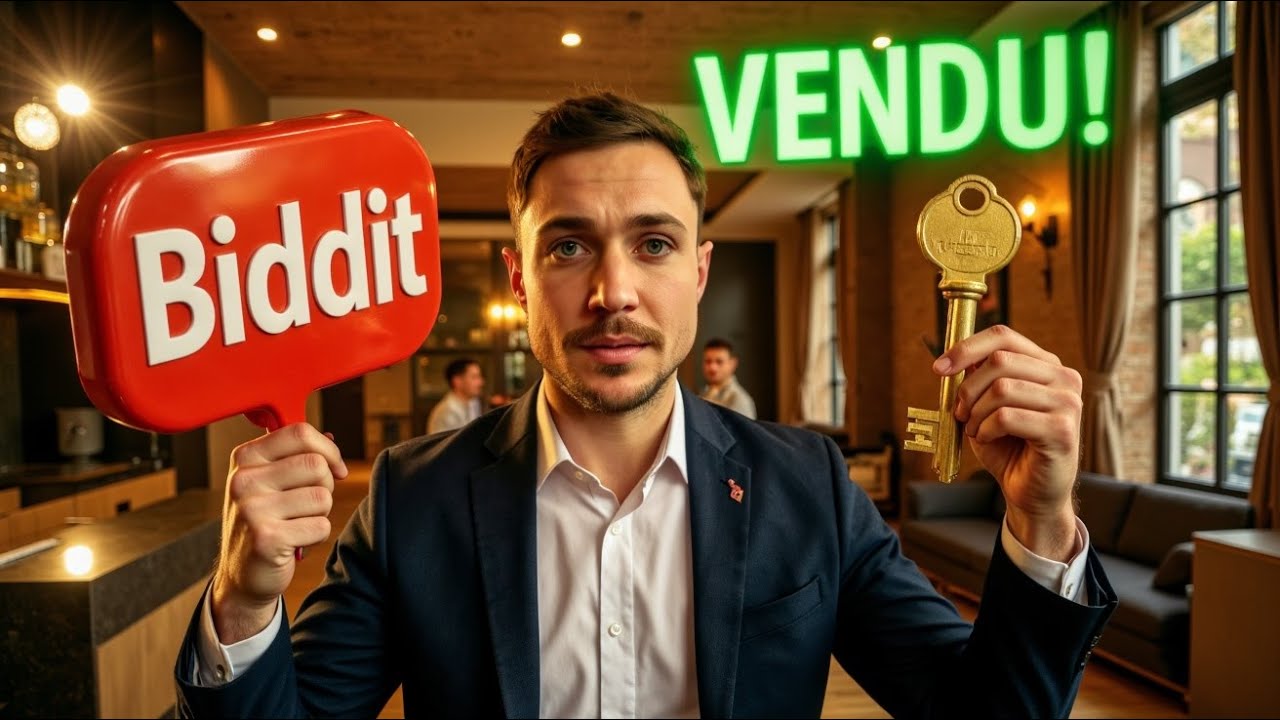 Pourquoi acheter sur Biddit est rentable ? On achète en live un bien !