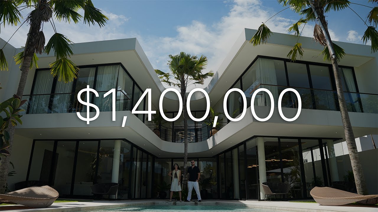 Inside a $1.4000.000 Modern Villa in Umalas. Bali