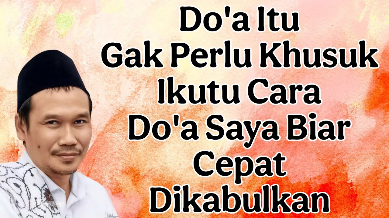 ngaji gus baha :ikuti cara do'a saya biar cpat terkabul