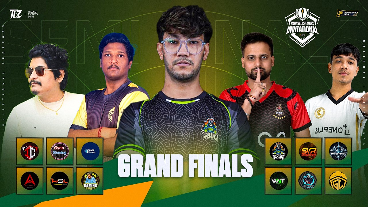 🔴 TEZ NCI GRAND FINALS LIVE| GODL, GG , FST, WNT, GN, REX, DC, S8UL, AbZ @GAMINGWITHPAHADI