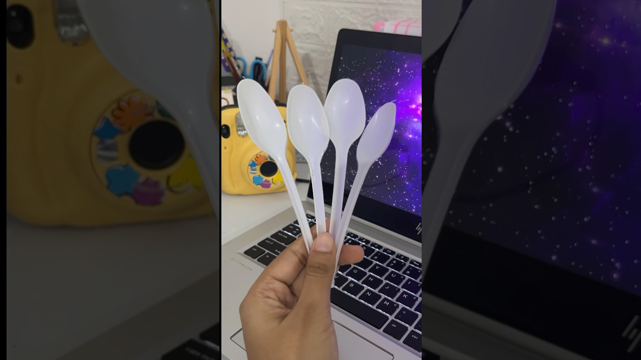 Turn Spoons into Beautiful Tulips 🌷✨ | Easy DIY Craft #RecycledCraft #SpoonArt #DIYTulips