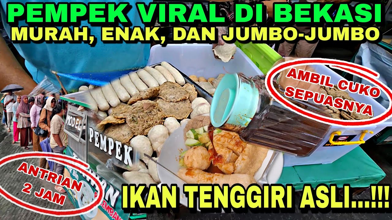 PEMPEK ASLI PALEMBANG VIRAL DI BEKASI...!!!  BISA AMBIL CUKO SEPUASNYA..!!!