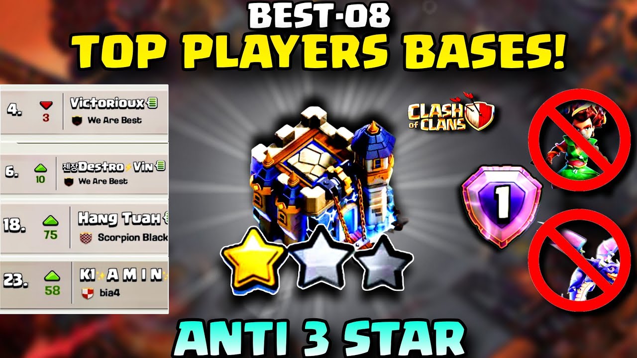 Best TH18 LEGEND BASE LINKS at +6000 Trophies in 2025 | Th18 War Bases | Clash of Clans Base Layouts