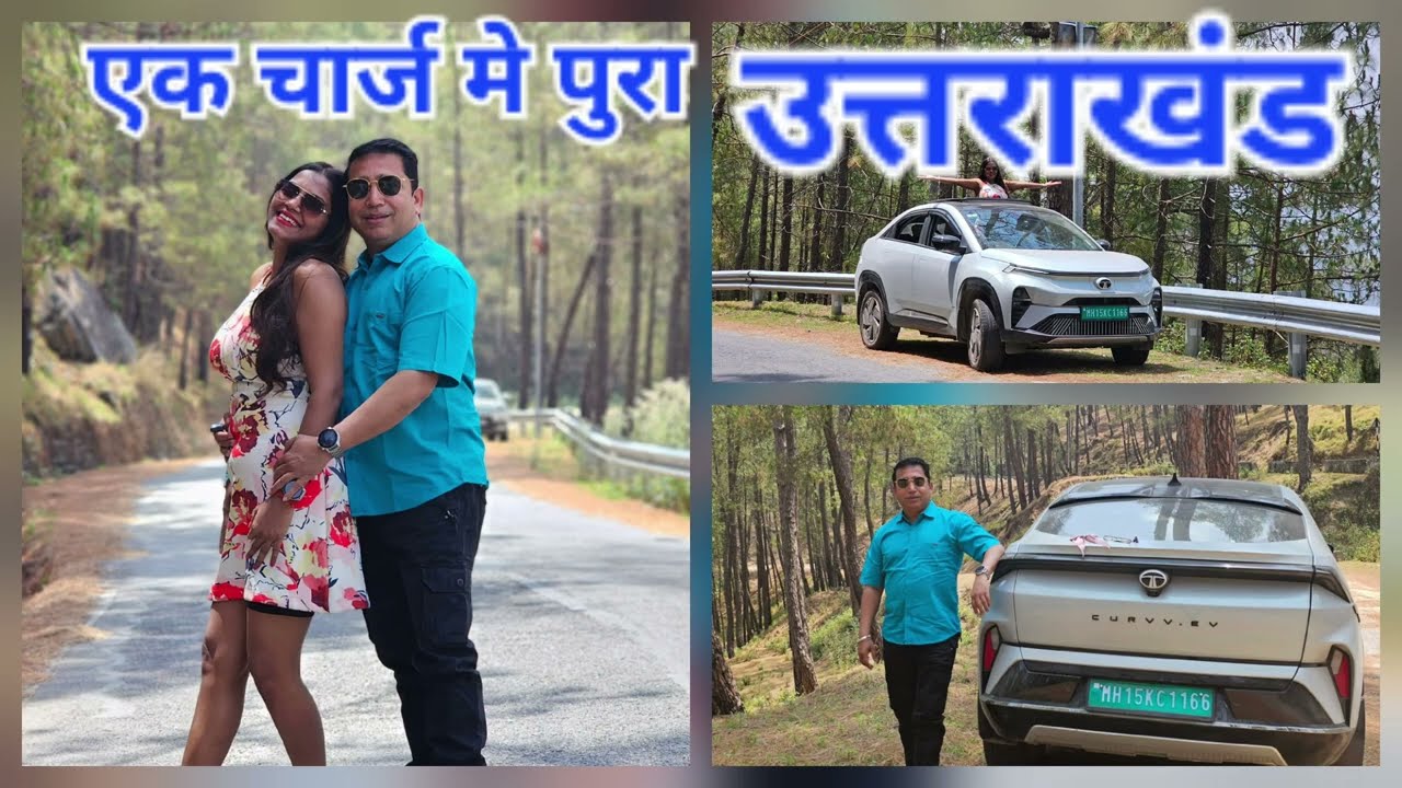 Uttarakhand in just Single Charging of TATA Curvv ev