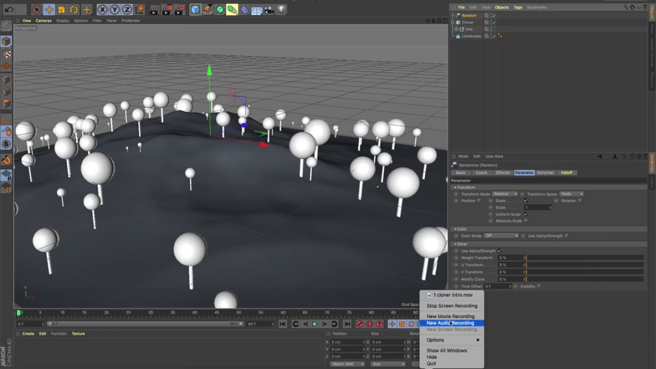 2 Using Groups with MoGraph and Cloning onto a surface
