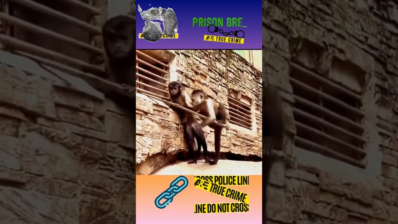 MONKEY PRISON BREAK 🙉🙊👮🚔 | THEY CAN ESCAPED OR NOT ? WATCH TIL THE END 