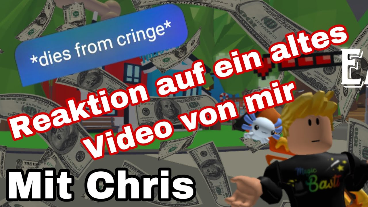😅😂 Ich REAGIERE mit @DerInfinityChris auf ein ALTES & PEINLICHES Adopt Me Video von mir!