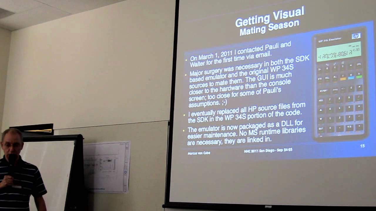 HHC 2011: How WP 34S Came Into Existence