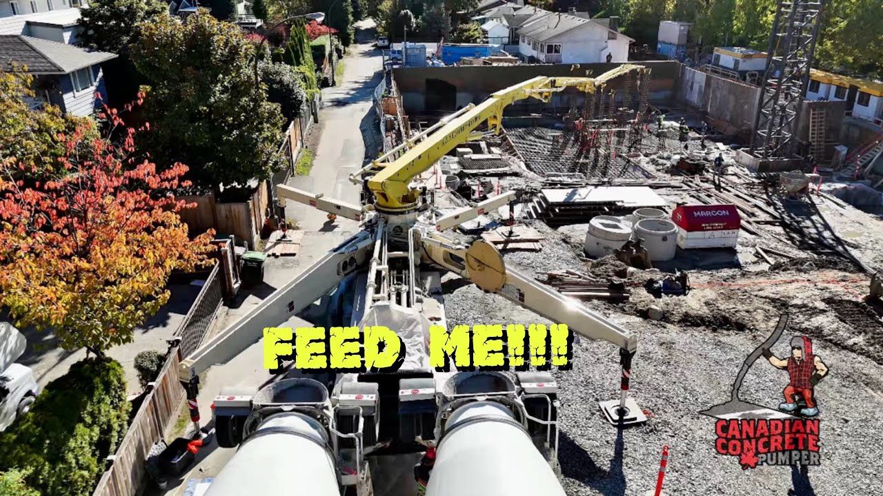 Pumping 600 Cubic Meters with a Concrete MONSTER!!! 
