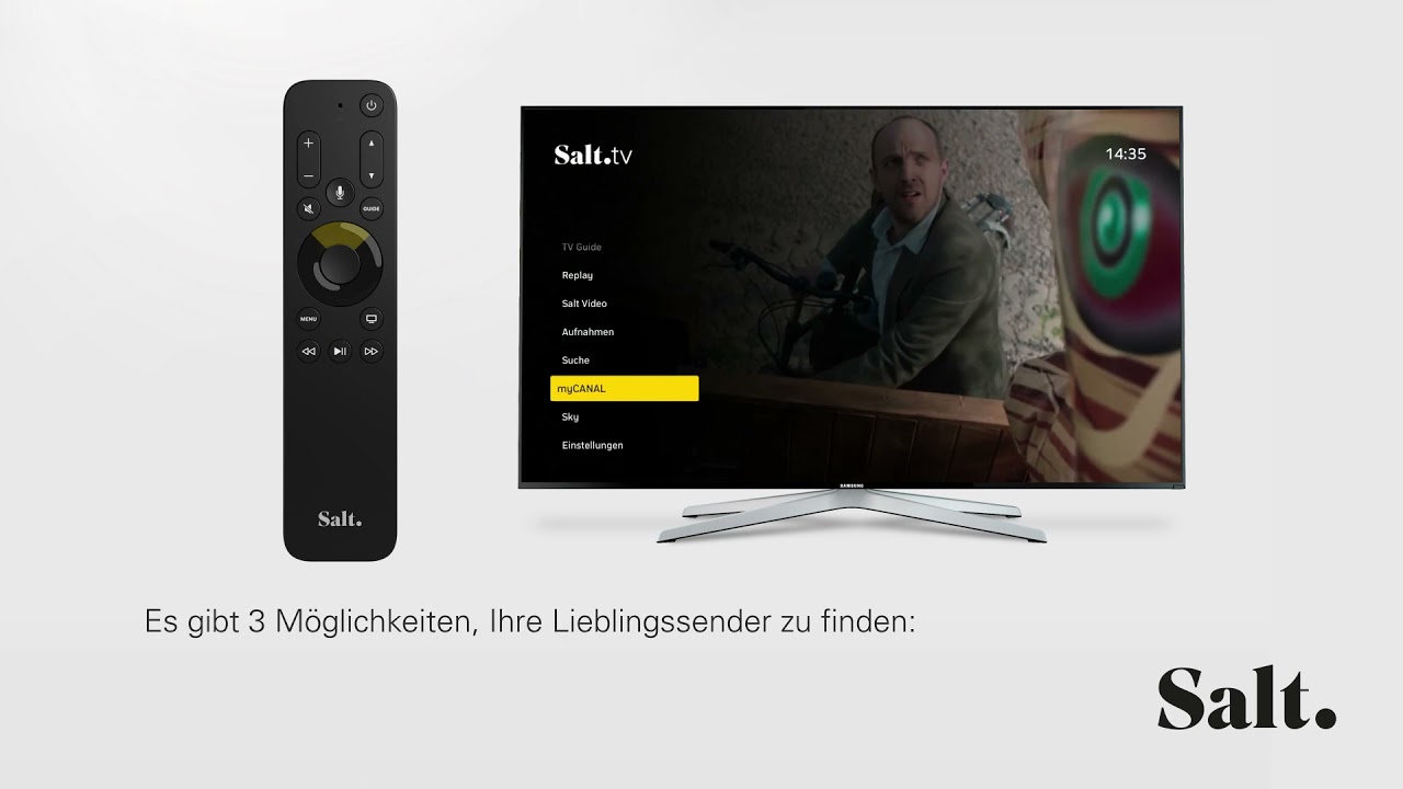 11. Liste des Lieblingssender verwalten - Salt TV Remote 2.0