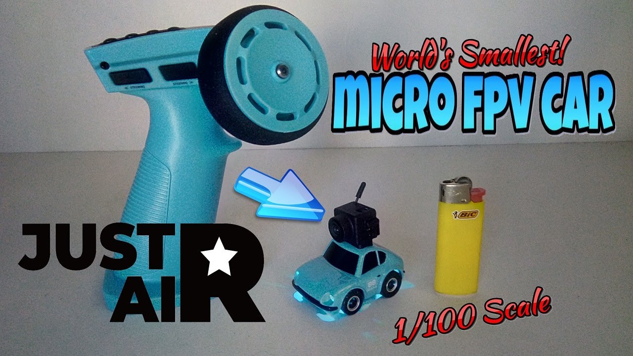 WORLD'S SMALLEST FPV RC CAR | Diatone SNT JustAir Q25 240Z Review