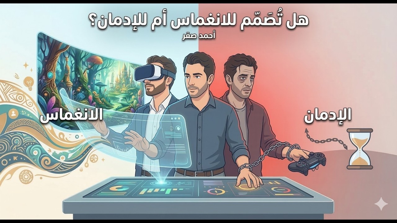 هل تصمم للانغماس ام للادمان - أحمد صقر