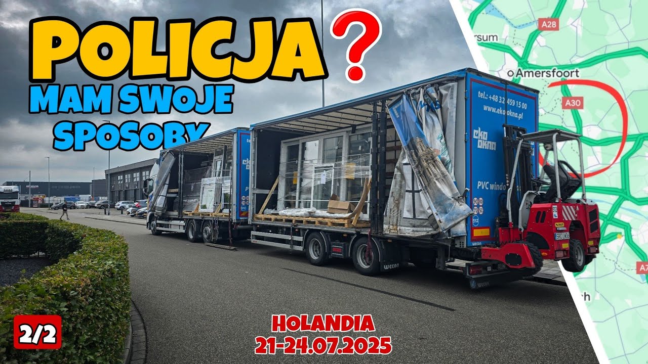 #080 Ciasne ulice, wielka ciężarówka! Jak unikam mandatów? 🚛