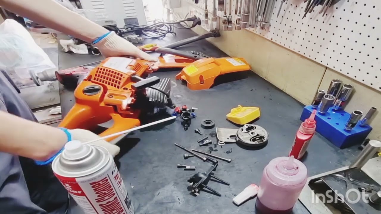 Husqvarna340 엔진톱 수리