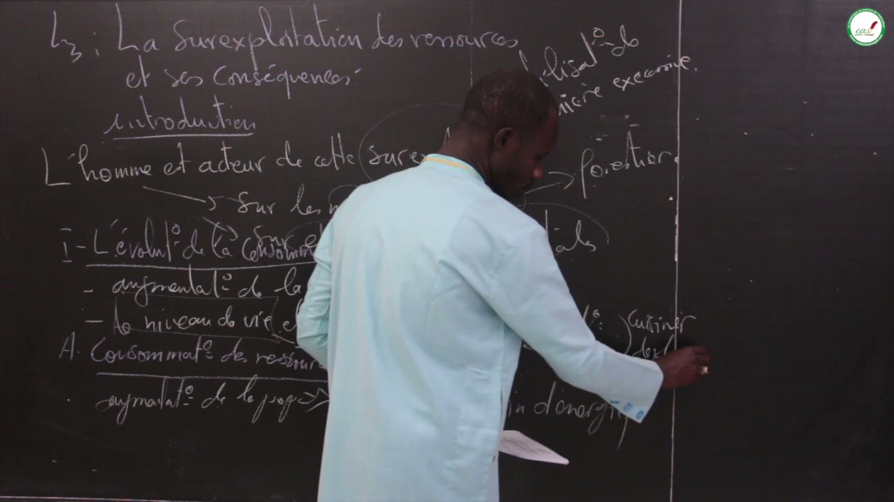 Cours - Troisième - HG : La surexploitation des ressources et ses conséquences / M. Sarr
