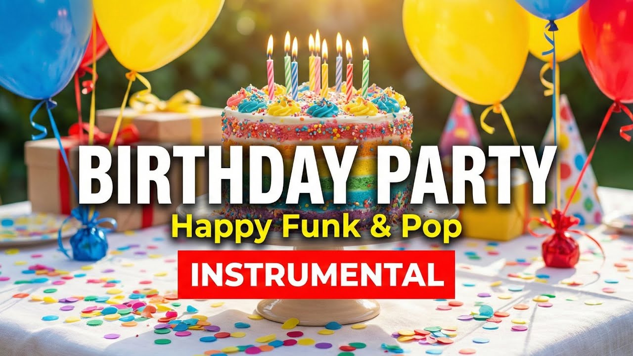 Birthday Party Songs | 12 Hours Happy Upbeat Funk & Pop Background Music for Parties