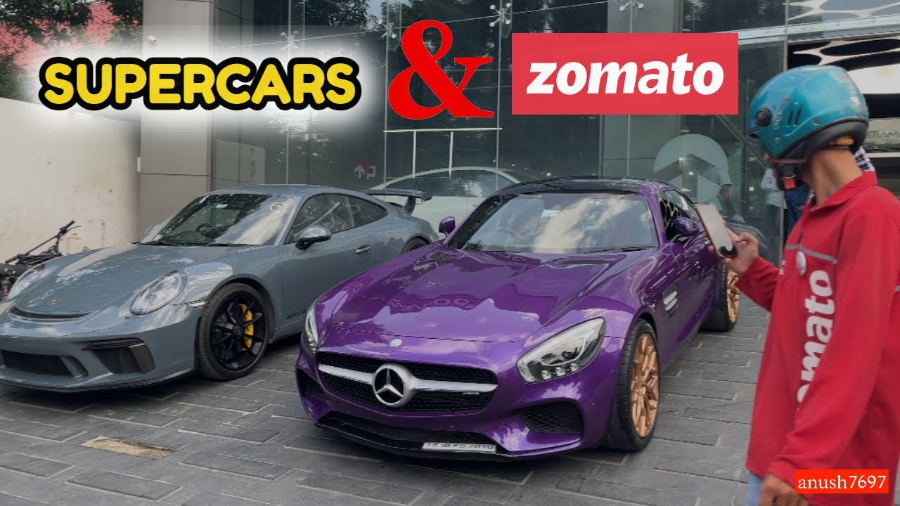 Supercars & ZOMATO😮 🇮🇳