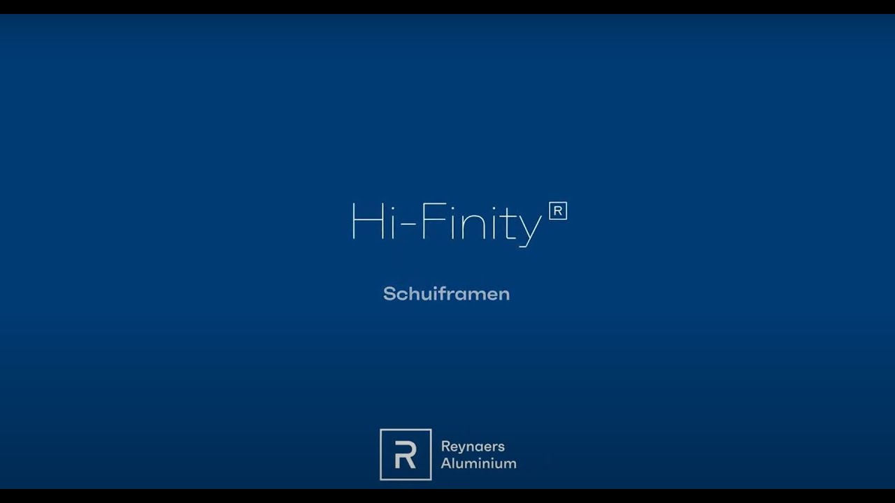 Hi-Finity Schuiframen van Reynaers Aluminium