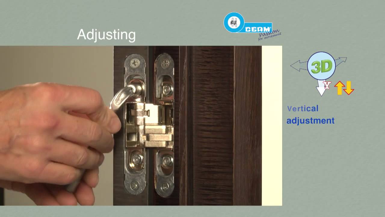 CEAM Concealed Hinge- 3D hinges adjusting