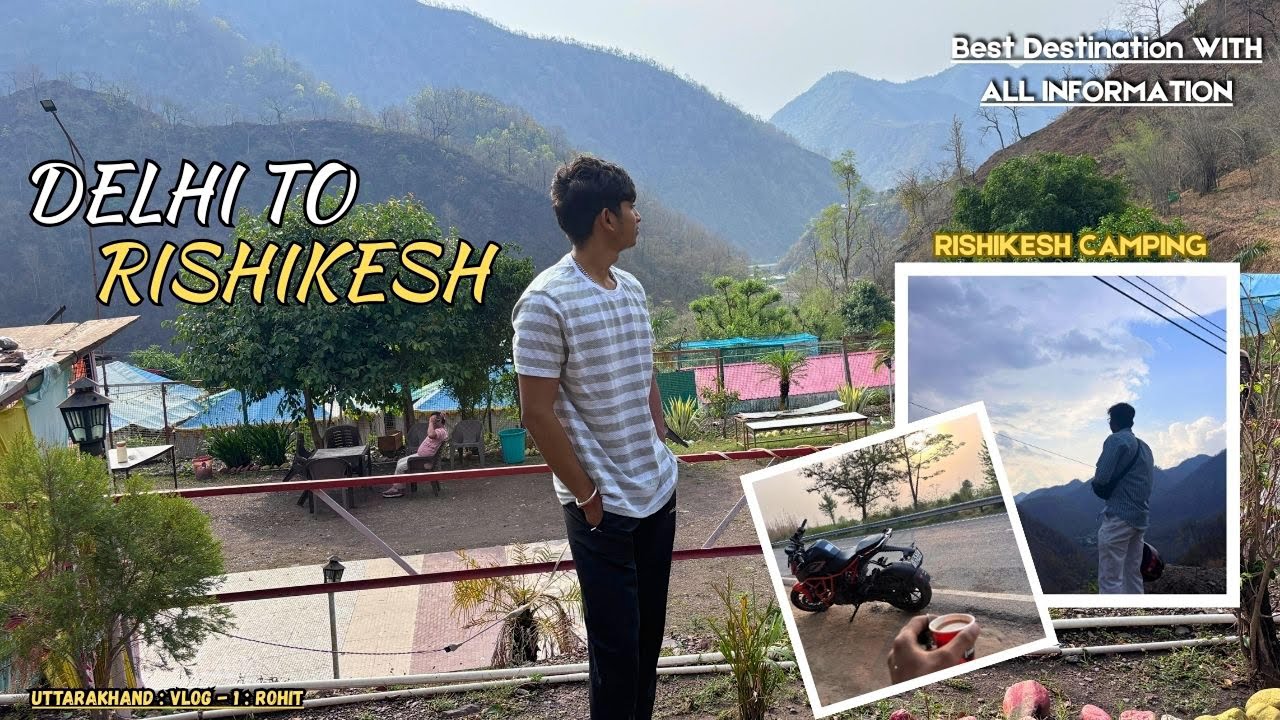 Delhi to Rishikesh Bike Ride | Camping, Petrol Cost & Rafting Price | Part - 1 |