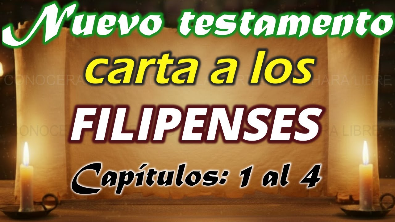 FILIPENSES 1 al 4 - ESTUDIO BIBLICO - ENSEÑANZA BIBLICA - EXPLICACION BIEN DETALLA Y SENCILLA