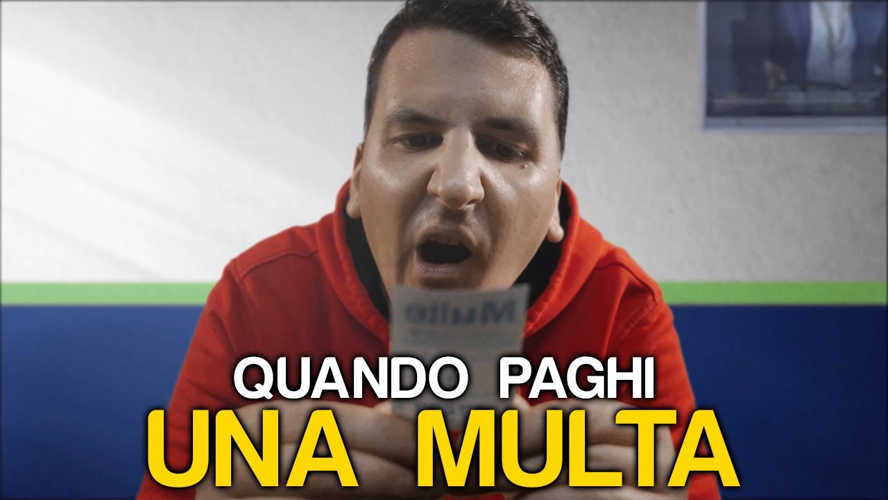 QUANDO PAGHI UNA MULTA